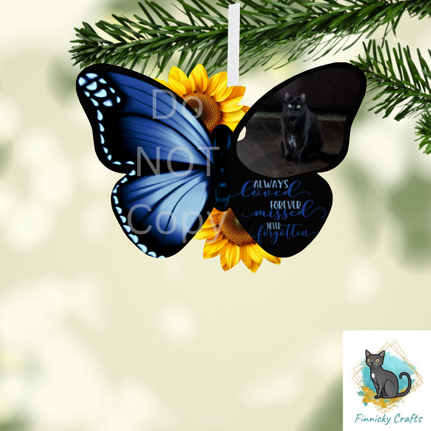 Butterfly Sunflower - Sublimation Designs - Car Visor - Decor - Night Light - Gift - Ornament