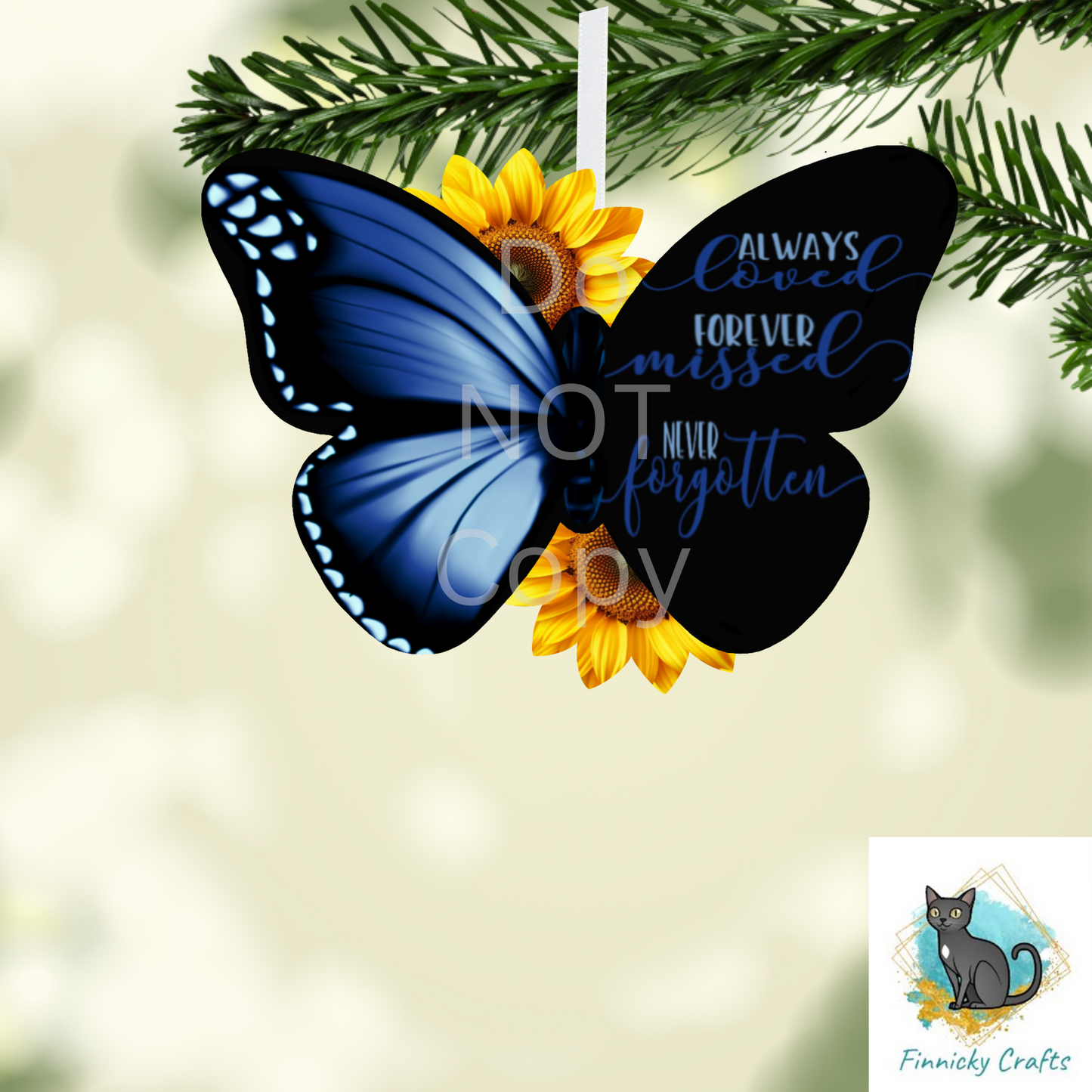Butterfly Sunflower - Sublimation Designs - Car Visor - Decor - Night Light - Gift - Ornament