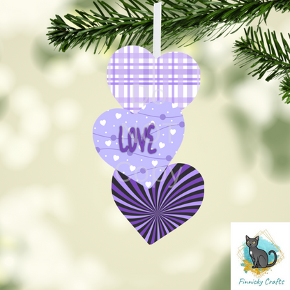 Trio heart, Earrings PNG, Sign PNG,  Sublimation Design, Digital Download, Gift