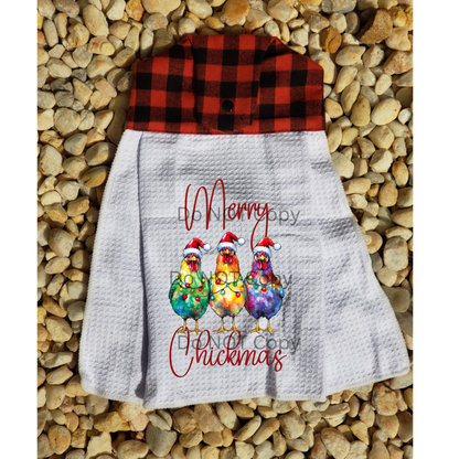 Merry Chickmas Chickens Sublimation Designs - PNG - shirts, linens, tree skirt, towels, decor