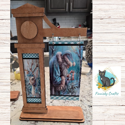 2-Piece, Customizable, Interchangeable Christmas Sign Inserts, Sublimation, Digital, PNG, Design, Download
