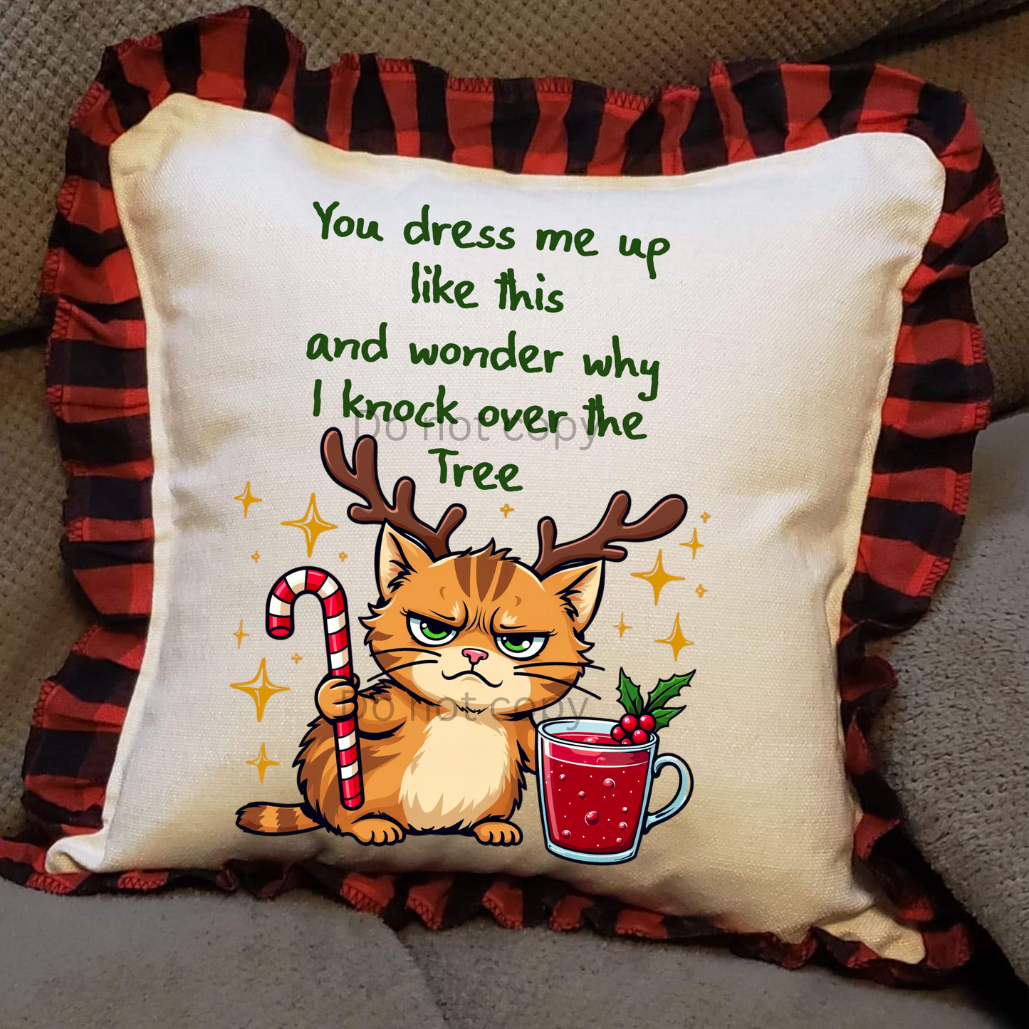Funny Christmas, Winter, Cat, Antlers,  Sign PNG, Digital, Sublimation, Ornament, Badge Reel, Keyring, gift, pillow, t-shirt