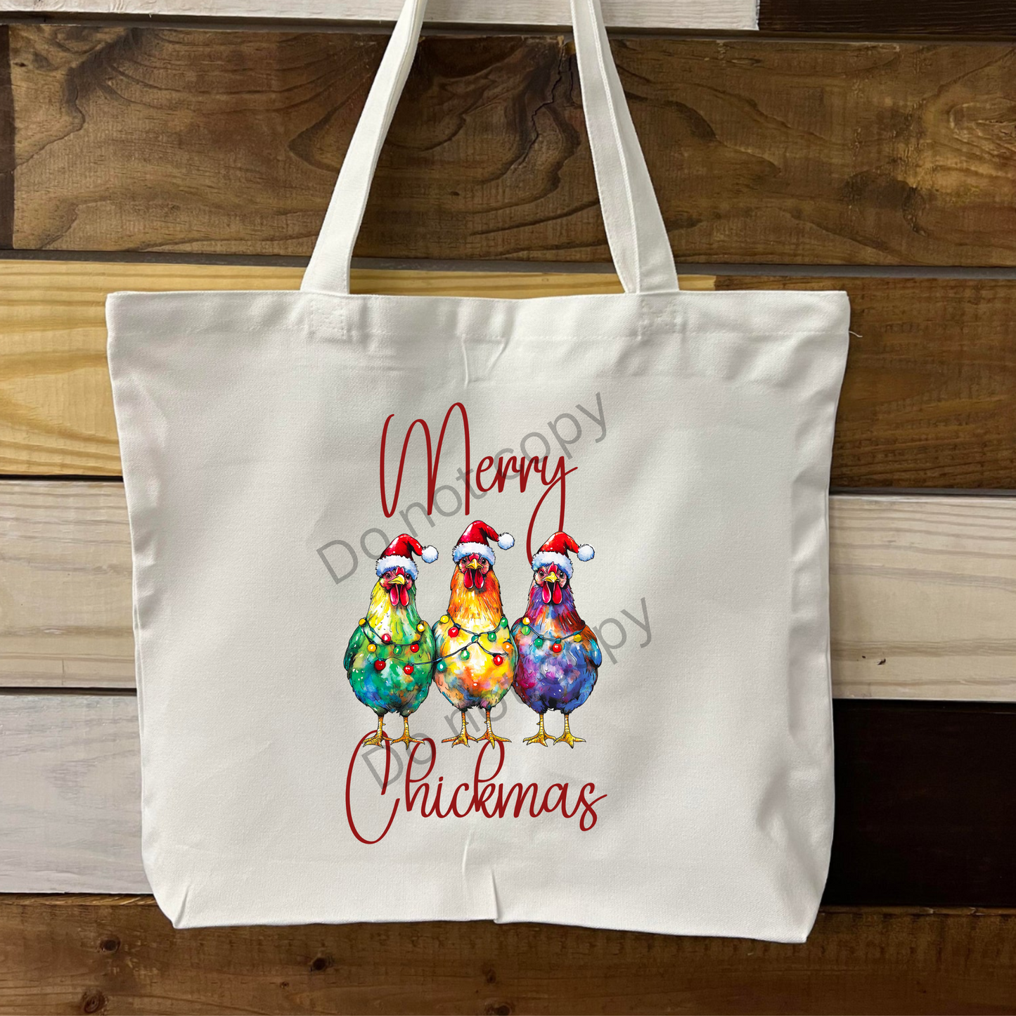 Merry Chickmas Chickens Sublimation Designs - PNG - shirts, linens, tree skirt, towels, decor