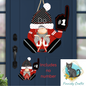 Hockey Gnome Design, Sports, Cute, Sublimation, Digital Design, PNG, Download, Decoration,Earring, Door Hanger,Wreath, Ornament