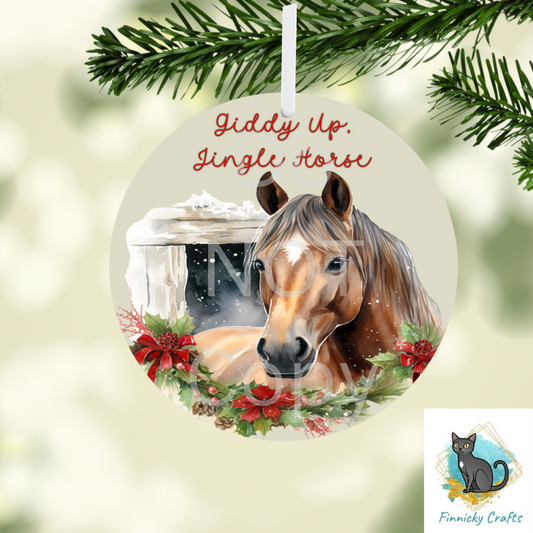 Giddy Up, Jingle Horse Round Shape