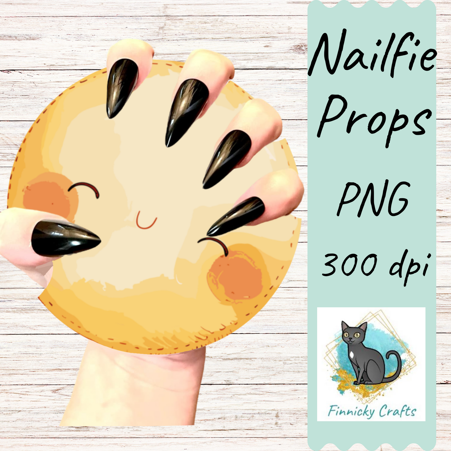Round Sun Nailfie Prop - Sublimation - Digital Design