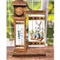 2-Piece, Customizable, Interchangeable Easter Bunny Sign Inserts, Sublimation, Digital, PNG, Design, Download