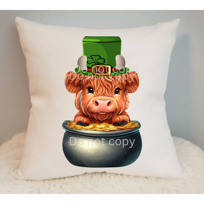 Paddy Highland Cow Tag Shape  png - Sublimation Designs Wall Hanger - Earring Png - Cow Tag Download