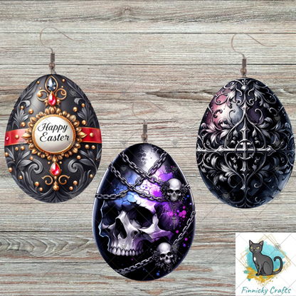 Black Goth Easter Egg Bundle - Sublimation - Digital Design