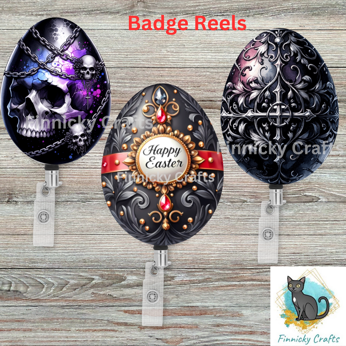 Black Goth Easter Egg Bundle - Sublimation - Digital Design