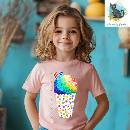 Snow Cone Earrings Bundle Sublimation, Rainbow, Digital, PNG, Design, Download