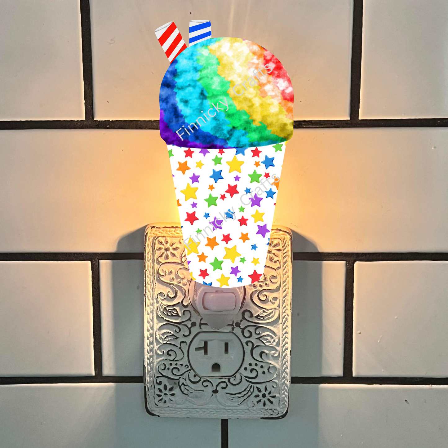 Snow Cone Earrings Bundle Sublimation, Rainbow, Digital, PNG, Design, Download