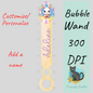 Bunny Egg Bubble Wand Sublimation PNG - Instant Digital Download - PNG