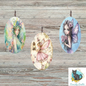 Oval Earring, Shirt, Door Hanger, Sublimation, Digital, PNG, Design, Download Only