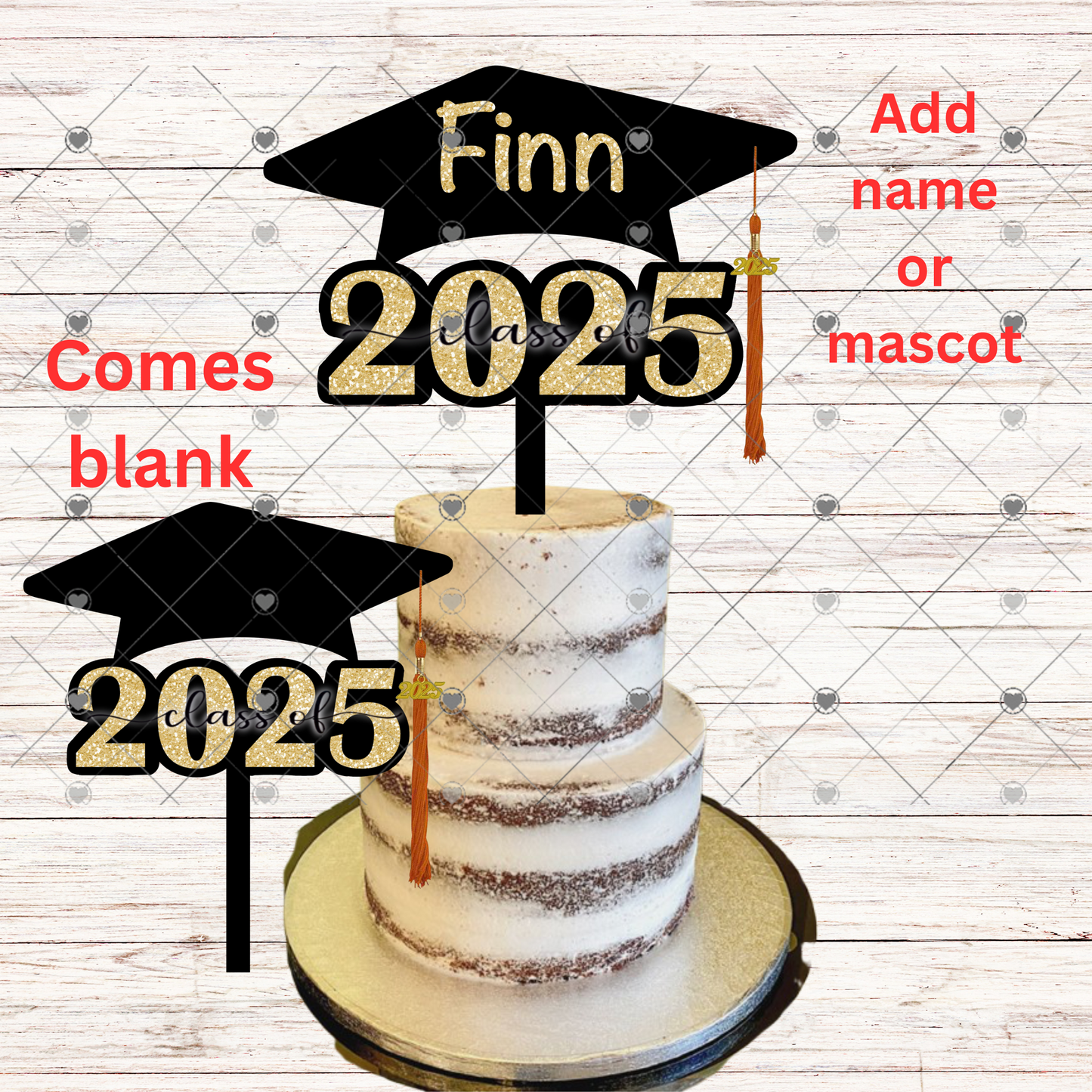 Graduation Class of 2025, Bundle, Cake Topper, Sublimation, Digital Design, PNG, Download