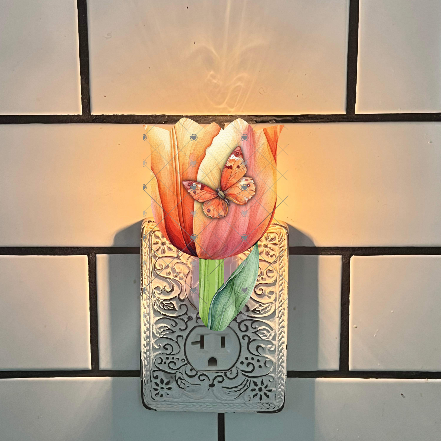 Tulips Sublimation Flower Digital Design- Bundle - Earrings - Signs - Design - keyring - badge reel - bag shirt design