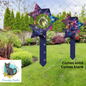 Star Trio Garden Stake, Sublimation, Customizable, Design png