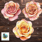 Rose Sublimation Flower Digital Design- Bundle - Earrings - Signs - Design - keyring - badge reel - bag shirt design