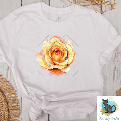 Rose Sublimation Flower Digital Design- Bundle - Earrings - Signs - Design - keyring - badge reel - bag shirt design
