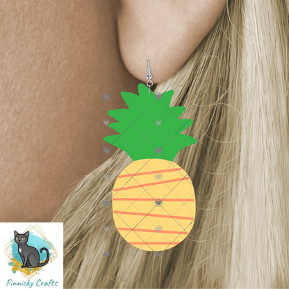 Pineapple Shape png - Sublimation Designs - Wall Hanger - Earring Png - T-shirts - Pillows - Digital Design Download