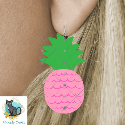 Pineapple Shape png - Sublimation Designs - Wall Hanger - Earring Png - T-shirts - Pillows - Digital Design Download