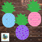 Pineapple Shape png - Sublimation Designs - Wall Hanger - Earring Png - T-shirts - Pillows - Digital Design Download