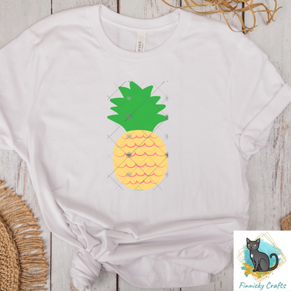 Pineapple Shape png - Sublimation Designs - Wall Hanger - Earring Png - T-shirts - Pillows - Digital Design Download