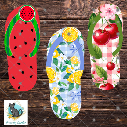 Flip Flops Earrings Shape  png - Sublimation Designs Earrings Png