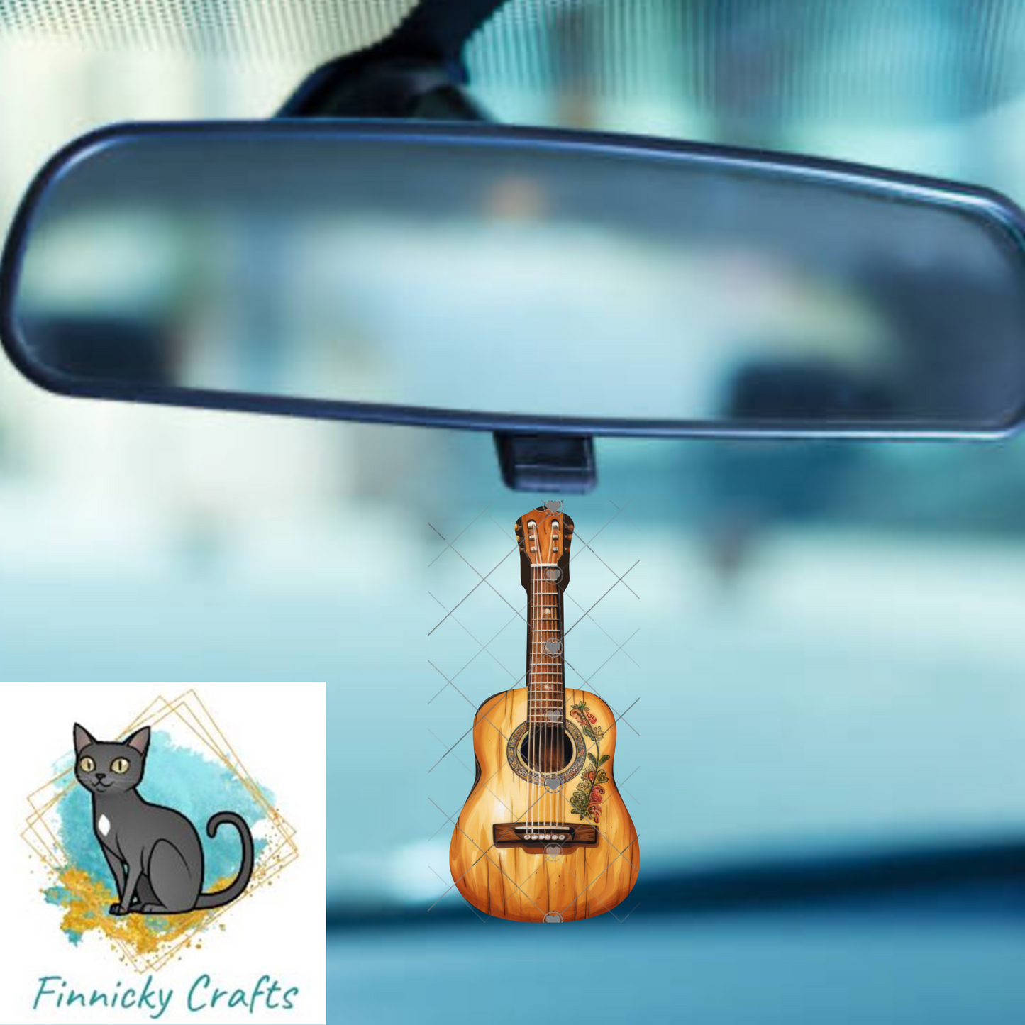 Guitars bundle, Digital, Decor, suncatcher, night light, ornament, earrings
