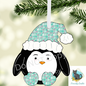 Penguin Ornament,  Nightlight, Decoration, Winter, Christmas, gift, Sublimation, Digital, PNG, Design, Download,MDF,Acrylic, DTF