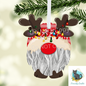 Reindeer Gnome Christmas Design png, Sign, Earrings, Night Light, Light Base, Ornament