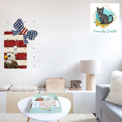 Patriotic Bow Sublimation, Digital, PNG, Design, Download