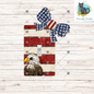 Patriotic Bow Sublimation, Digital, PNG, Design, Download