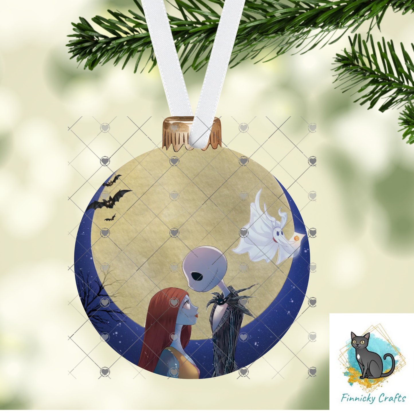 Christmas Nightmare Bobber Bulb Ornament, Christmas Countdown, Sublimation, Digital, PNG, Design, Download Only, Blank, Numbers