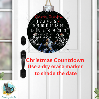 Betelgeuse, Christmas Countdown, Sublimation, Digital, PNG, Design, Download Only, Blank, Numbers