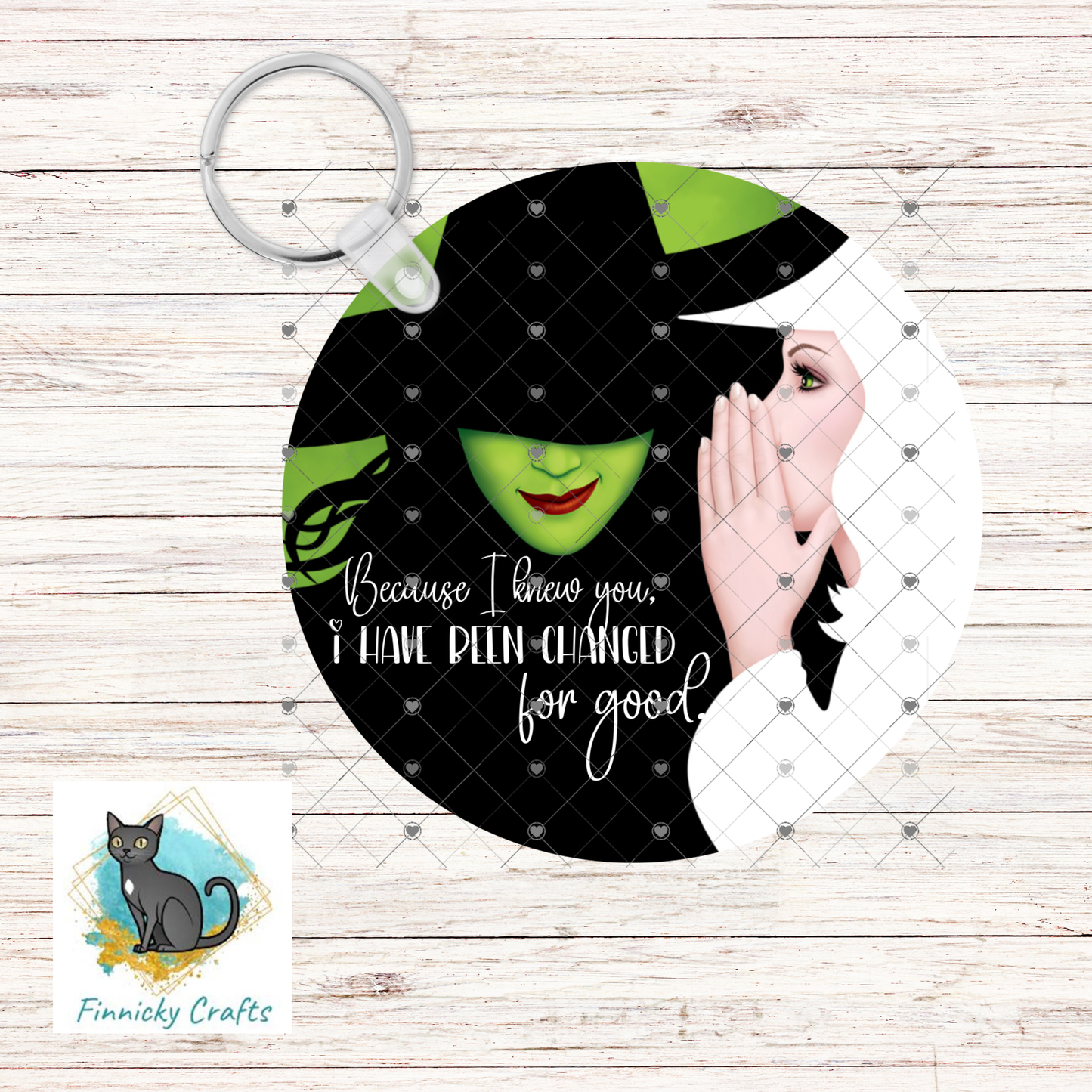 Green Witch Friendship Ornament png - Sublimation Designs Wall Hanger - Badge Reel, keyring, sign, Night Light, Decor