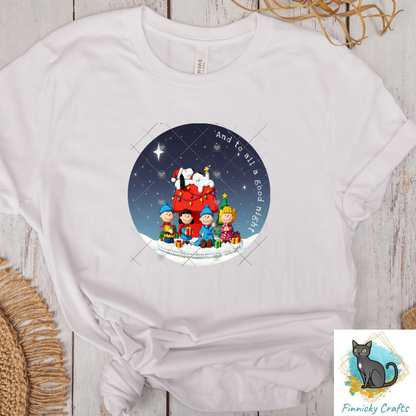 And to all a good night Ornament png - Sublimation Designs Wall Hanger - Badge Reel, keyring, sign, Night Light, Decor