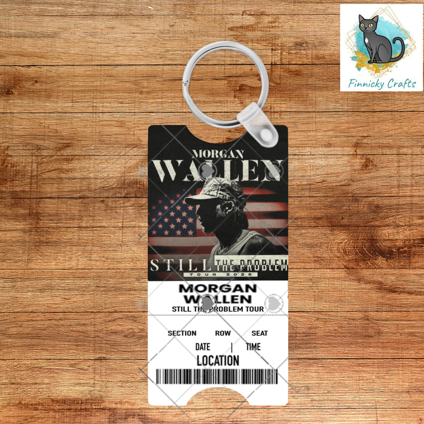 Concert Ticket Memorabilia- Keyring, Ornament - New Driver - Keepsake