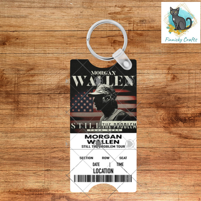 Concert Ticket Memorabilia- Keyring, Ornament - New Driver - Keepsake