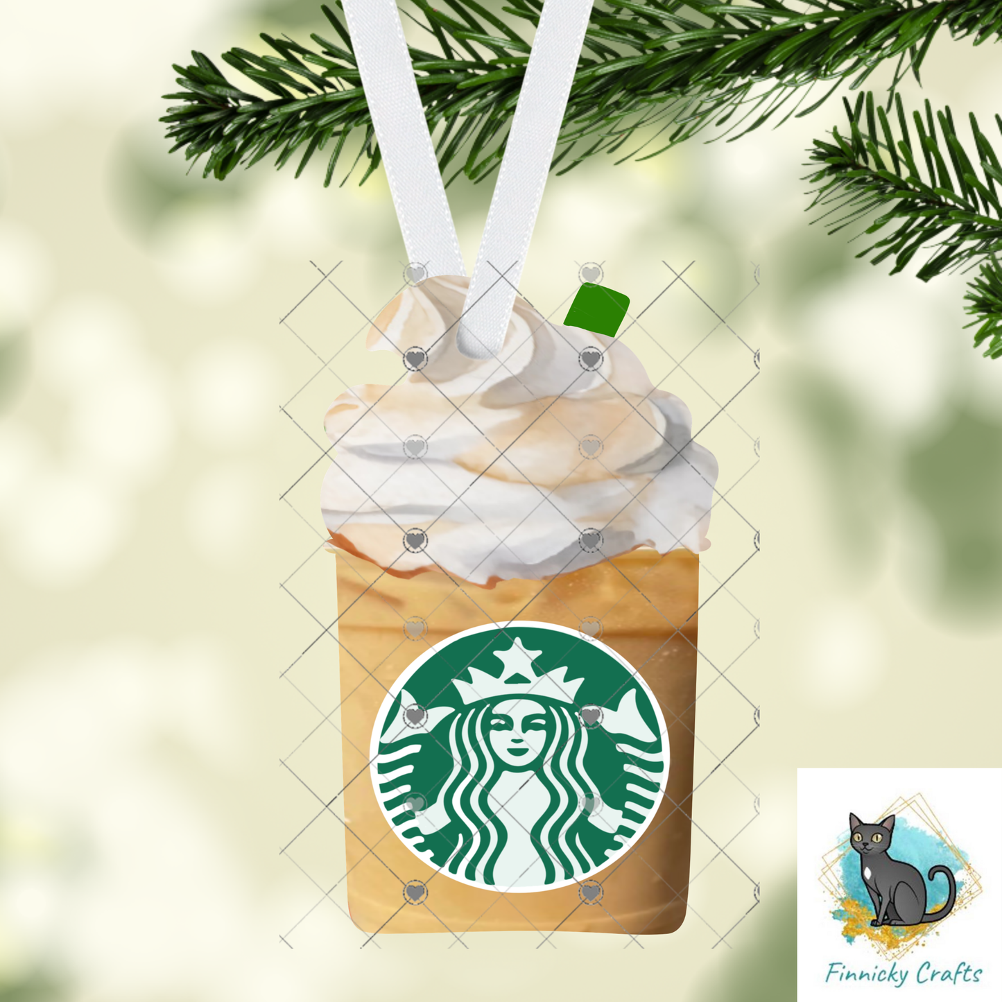 Coffee Cup with Whipped Topping, Mermaid, Sublimation, PNG, Digital Download, Earrings, Decoration