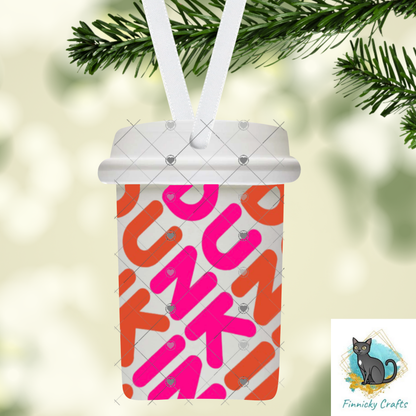 To Go Coffee Cup, Donut, Sublimation, PNG, Digital Download, Earrings, Decoration
