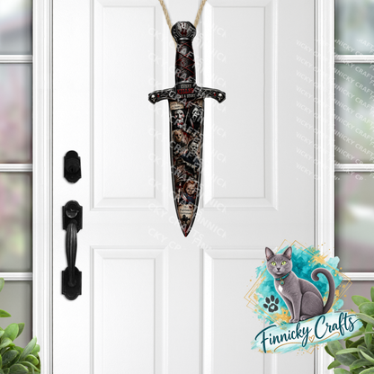 Dagger -PNG Sublimation Design for Earrings, Instant Digital Download