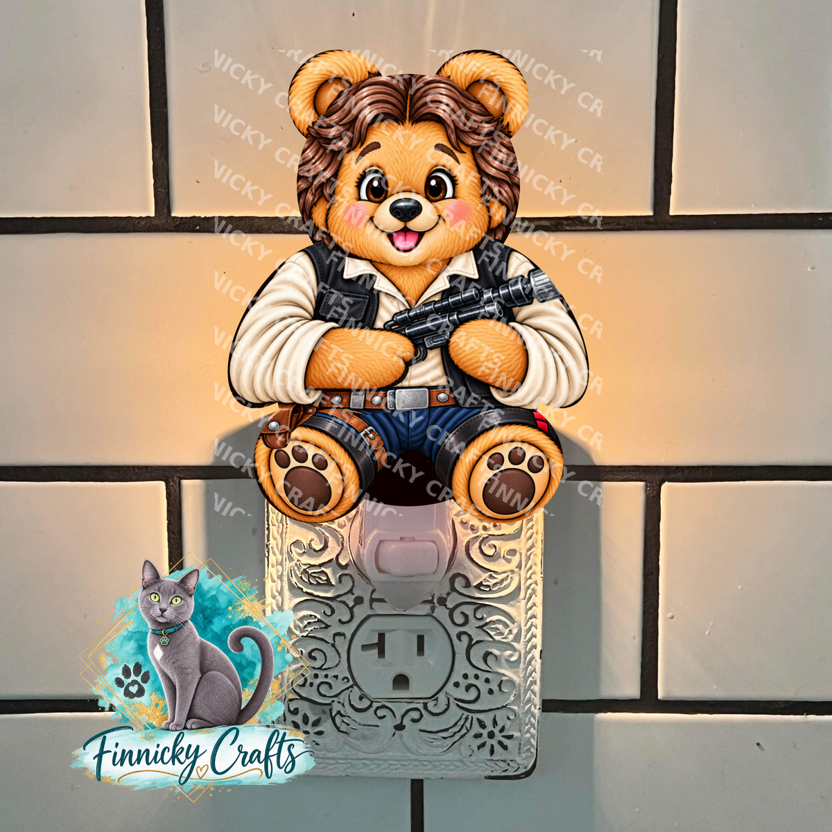 Star Conflict Bears Sublimation Designs (Digital Download) - Keyring, earrings, night light