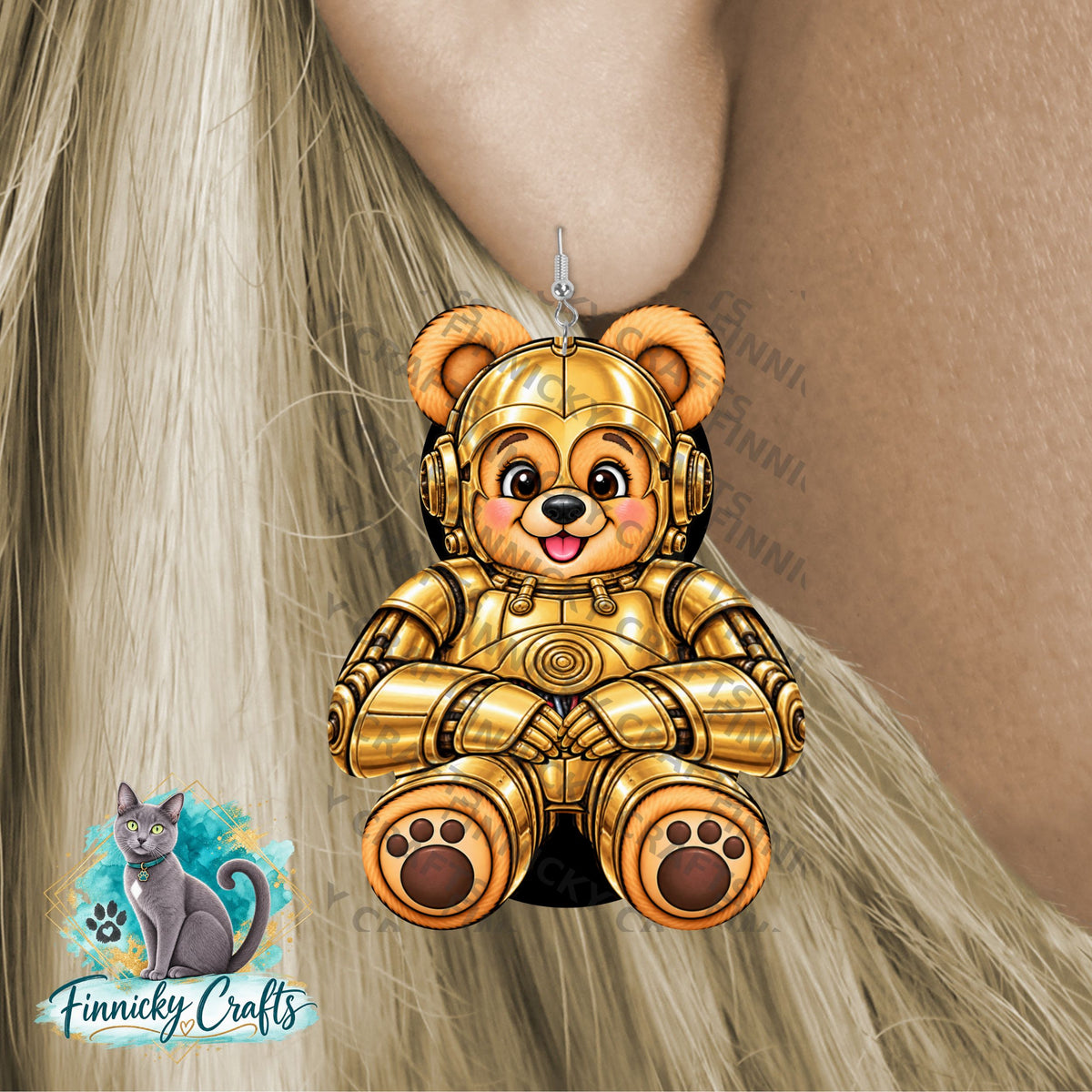 Star Conflict Bears Sublimation Designs (Digital Download) - Keyring, earrings, night light