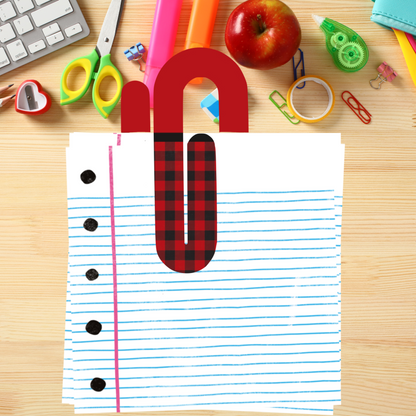 Christmas Bookmark Paperclip BUNDLE Sublimation PNG - Instant Digital Download - PNG