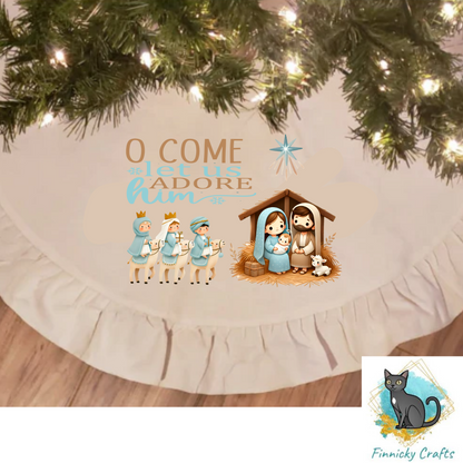 Christmas, Winter, Nativity, Sign PNG, Digital, Sublimation, Ornament, Badge Reel, Keyring, gift, pillow, t-shirt, tree skirt