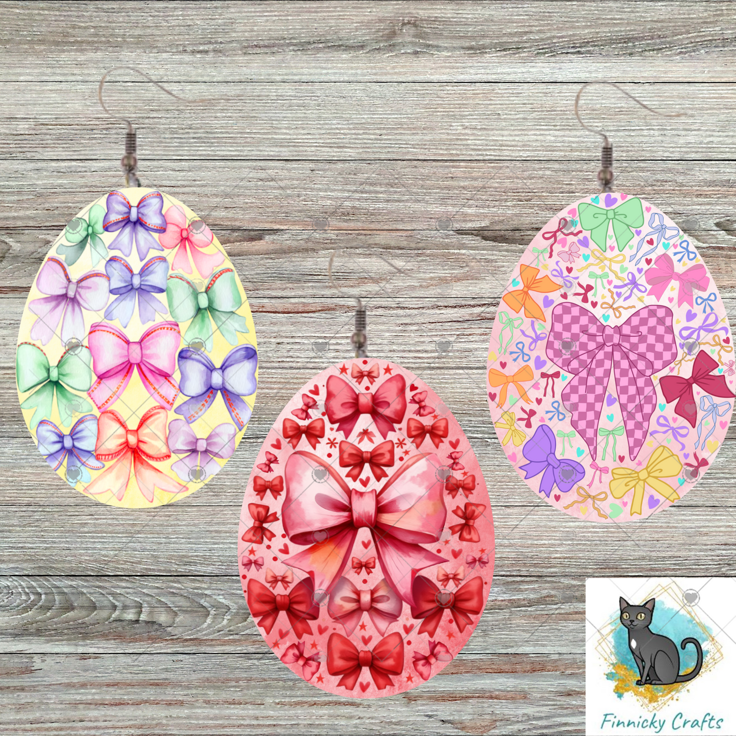 Bows Easter Egg Bundle - Sublimation - Digital Design