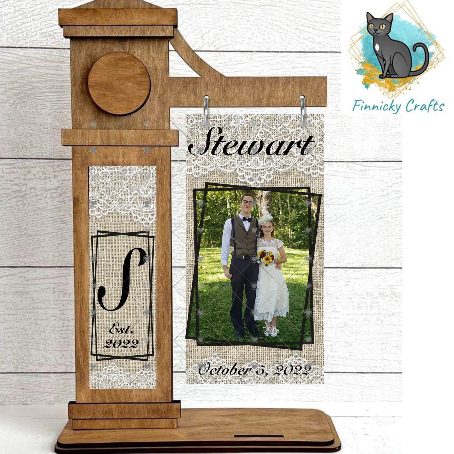2-Piece, Customizable Wedding Sign Inserts, Burlap, Lace, Rustic, Wedding Gift, Sublimation, Digital, PNG, Design, Download, Interchangeable