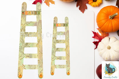 Fall Autumn Ladder Sublimation Design png
