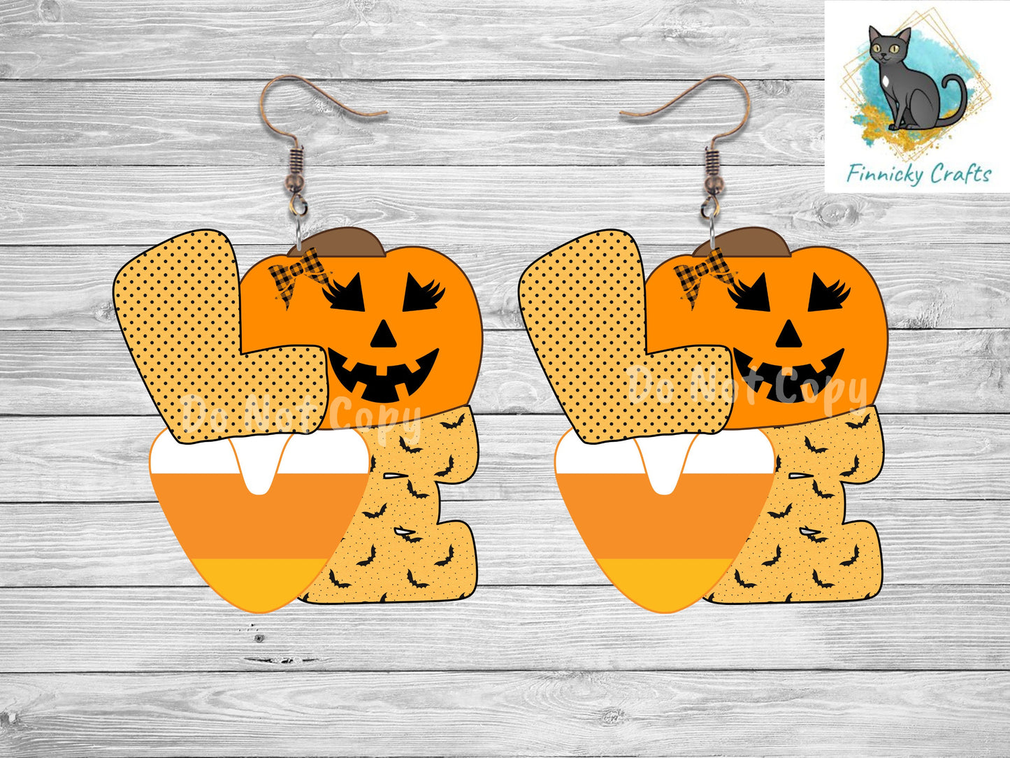 Halloween Pumpkin Autumn Plaid Design, Cute, Halloween, Sublimation, Digital Design, PNG, Download, Decoration,Earring,DoorHanger,Ornament
